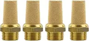 Air On Board 4 x 1/8 BSP Diff Breather Filters Bronze - Universal, Gold, Compatible with AOB Kits, Differential Breathing, Waterproof Relocation Feature