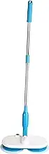 Electric Mop, Cordless Spin Mop for Floor Cleaning, Rechargeable Self Propelled Mop Floor Cleaner with 6 Replacement Pad, Floor Scrubber for Hardwood Tile Laminate Flooring