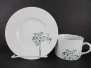PORCEL AGAVE CUP & SAUCER - 2 3/8" -1302I
