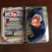 McDonalds Ty Beanie Babies Legends Peanut the Royal Blue Elephant