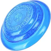 Pet Flying Toys Interactive Dog Toy Outdoor Dog Puppy Chewing Plaything Dog Flying Disc Toys Dog Chew Toy Puppy Fly Disc Toy Throw Plate Toy Dog Squeaky Toys Chew Toys Blue