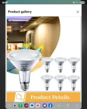 PAR30 39W, 6 Pack High Output PAR30 Halogen Flood Light War...