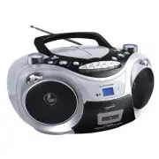 Supersonic SC-739BT Portable CD/MP3/Cassette Player +Bluetooth +USB/AUX/AM/FM
