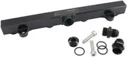 Aeroflow Mitsubishi 4G63 EVo 4 to 9 Fuel Rail -10Orb Black - AF64-2221BLK