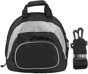 Helmet Bag, Qiilu Multifunctional Waterproof Motorcycle Helmet Shoulder Bag Backpack Portable Luggage (Grey + Black)