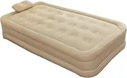 Blow Up Air Mattress, Inflatable Sleeping Pad, Folding Air Mattress, Folding Design, Built-in Automatic Pump, 450kg for Guests, Camping, or Hiking, Travel, Temporary Indoor Sleeping,