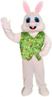 Easter Bunny Costume Delux Plush Bunny Easter Bunny Dress Adult Bunny Costume