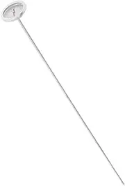 HIAKDOFT Soil Temperature Measuring Gauge Stainless Steel Thermometer for Compost Lawn and Garden Use