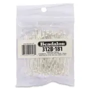 Artistic Wire Beadalon 144-Piece 2-Inch Fancy Head Pin Nickel Free Silver Plate