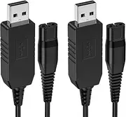 A00390 Charger Cable for Phlilps One Blade 2 Pack, Ancable 4.3V Charger Compatible with Philips One Blade QP2520, QP2620, MG5730, MG5720, MG3720,MG3730, MG3710, BT3206, BT3208