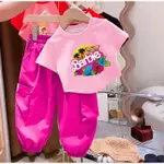 寶寶時尚寶寶衣服女寶寶衣服1-5歲芭比工裝沙灘裝女寶寶衣服套裝女寶寶衣服套裝女寶寶衣服褲子灣小孩
