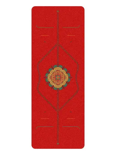 aloyoga瑜伽墊CHAKRA WARRIOR MAT健身運動墊子耐磨橡膠墊5mm | 寓偉