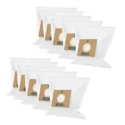2x 5pc CleanUp CU212 Replacement Vacuum Bags for Hoover and Sauber Models White