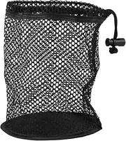 Jaxenor Golf Ball Bag with Double Mesh Nets - Portable and Durable Storage Holder for 25 Balls Collector