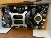 sbc intake manifold black