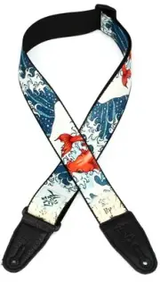 Levy's MPD2 Polyester Guitar Strap - Koi Fish (5-pack) Bundle