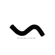 Superspares Lower Radiator Hose for Volkswagen Golf Type MK3 1H Type 4 MK3 1J