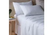 White 100% Hemp Sheet Set 40cm Wall by Vintage Homewares Designs