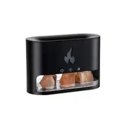 Ultrasonic Aromatherapy Oil Diffuser Aroma Air Humidifier Purifier LED Light Black