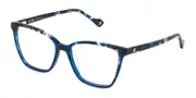 Yalea VYA113 APHRA 0AGQ Men's Glasses Blue Size 54 - Private Health Rebate - Blue Light Block Available
