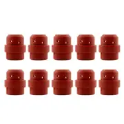 Gas Diffuser MIG - MB24 - DIF24R - Red Silicone - 10 Pack - Binzel Style