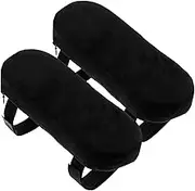 Tofficu 2Pcs Ergonomic Office Chair Arm Pads Elbow Support Cushions for Computer Desk Firm Memory Foam Armrest Covers for Comfort Pressure Relief