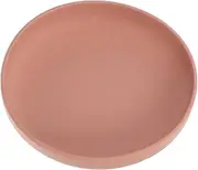 Baluue Spill Bowl Suction Base Self Feeding Dish for Disabled Silicone Plate for Elderly Pink