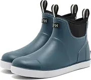 [Imyaseiv] Rain Boots for Men, Waterproof Ankle Mens Deck Boots Anti-Slip Comfort Rubber Boots Chelsea Garden Shoes for Yard Fishing Outdoor Work