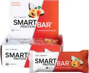 Smart Protein Bar Apricot Coconut Flavour Protein Bar 60g (Pack of 12)
