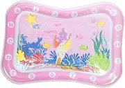 ERINGOGO Water Play Mat Inflatable Water Pad with Patterns Smooth Surface Safe Durable for Parent Interaction and Physical Fitness
