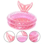 NNEOBA Mermaid Pool Inflatable Swimming Bathing Tub for Kids