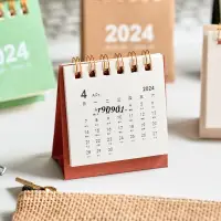 在飛比找蝦皮購物優惠-【本家優選百貨】-2024簡約迷你小桌曆 行事曆 桌曆 小桌