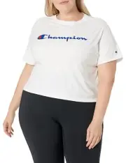 $30 Champion Plus Size Cropped Logo Top Size 3X (SEE DETAILS)