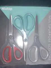 Scissors, Niutop 8" All Purpose Scissors Ergonomic Comfort Grip Craft Shears