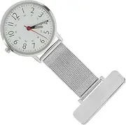 [WOFASHPURET] Nurse Lapel Pin Watch Clip Brooch for Medical Professionals Convenient Chest Hanging Design for Hospitals and Clinics Fashionable Minimalist Style