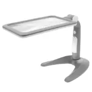 Handheld Magnifier for Reading Desktop Magnifying Glass with 48 LED Light Large
