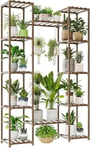 Large Plant Stand Indoor Tall Plant Shelf Outdoor Corner Plant Holder Multiple