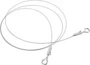 GLSTOY 1Set Adjustable Stainless Steel Picture Hanging Wire Kit for Mirrors Frames and Lights Heavy Duty Multi Functional Hanging with Two Hooks for Home and Plant Displays