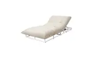 Livsip Sun Lounge Outdoor Lounger Day Bed White