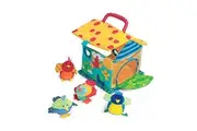 Manhattan Toy Put and Peek Birdhouse Soft Activity Toy 7.5 x 7.5 x 9 inches