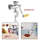 Food Meat Grinder Machine Sausage Stuffer Filler Hand Crank Mincer