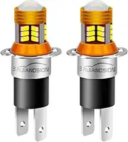 Ruiandsion H3C LED Bulb 10-30V 3014 30SMD LED Chips White for Car Fog Light Daytime Running Bulb, Non-polarity (Pack of 2)