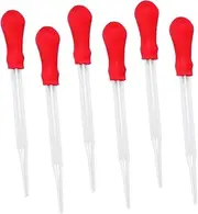 Mobestech Eye Dropper Pipettes Set 10 Pcs Glass Droppers 9cm Length Experiment Kit