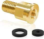 Upgraded Brass R0557100 Pressure Gauge & Air Relief Adapter with O-Ring Replacement for Select Zodiac Jandy CS/CJ Series Cartridge Filter