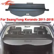Car Rear Trunk Cargo Cover Security Shade Shield For SsangYong Korando 2011-2018