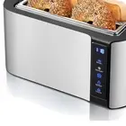 Digital 4-Slice Toaster with Touch Screen and Warming Rack for Elegant Kitchen