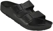 [RocSoc] Tecs Two Strap PVC Summer Sandals For Women, Blister Resistant, Eco Friendly, UV Protected Open Toe Versatile Grippy Sandal