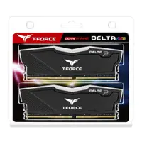 在飛比找蝦皮商城精選優惠-Team十銓 Delta RGB 黑色 DDR4-3000 