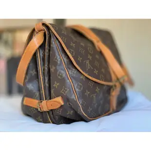 正品 LV 絕版經典大馬鞍包 M42254