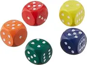 Tobar Wooden Dice (5 Piece Set)